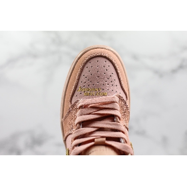 best replicas Air Jordan 1 Mid "Coral Gold" 852542-600 Womens coral/gold Shoes replicas On Wholesale Sale Online