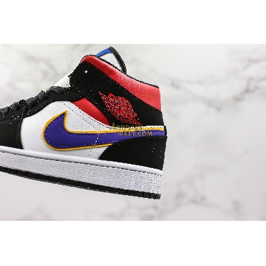 AAA Quality Air Jordan 1 Retro Mid SE "Rivals" 852542-005 Mens field purple/white-gym red Shoes replicas On Wholesale Sale Online