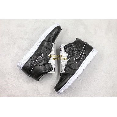 top 3 fake Air Jordan 1 Mid "Maybe I Destroyed the Game" 852542-016 Mens black/white Shoes replicas On Wholesale Sale Online