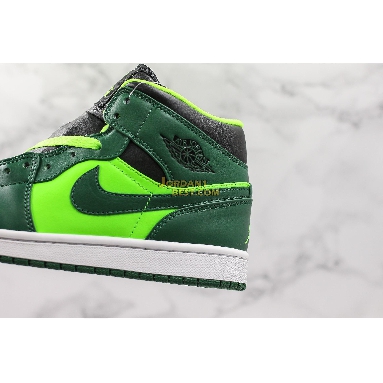 fake Air Jordan 1 Mid "Green" 852542-300 Mens Womens green/black Shoes replicas On Wholesale Sale Online