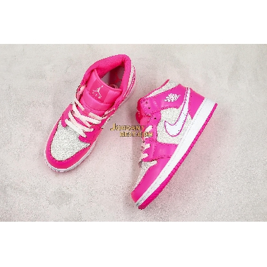 new replicas Air Jordan 1 Mid GS "Hyper Pink" 555112-611 Womens hyper pink/white-white Shoes replicas On Wholesale Sale Online