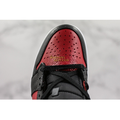 AAA Quality Air Jordan 1 Mid "Banned" 554724-610 Mens Womens gym red/black-white Shoes replicas On Wholesale Sale Online