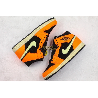 new replicas Air Jordan 1 Mid "Black Cone" 554724-062 Mens orange/black Shoes replicas On Wholesale Sale Online