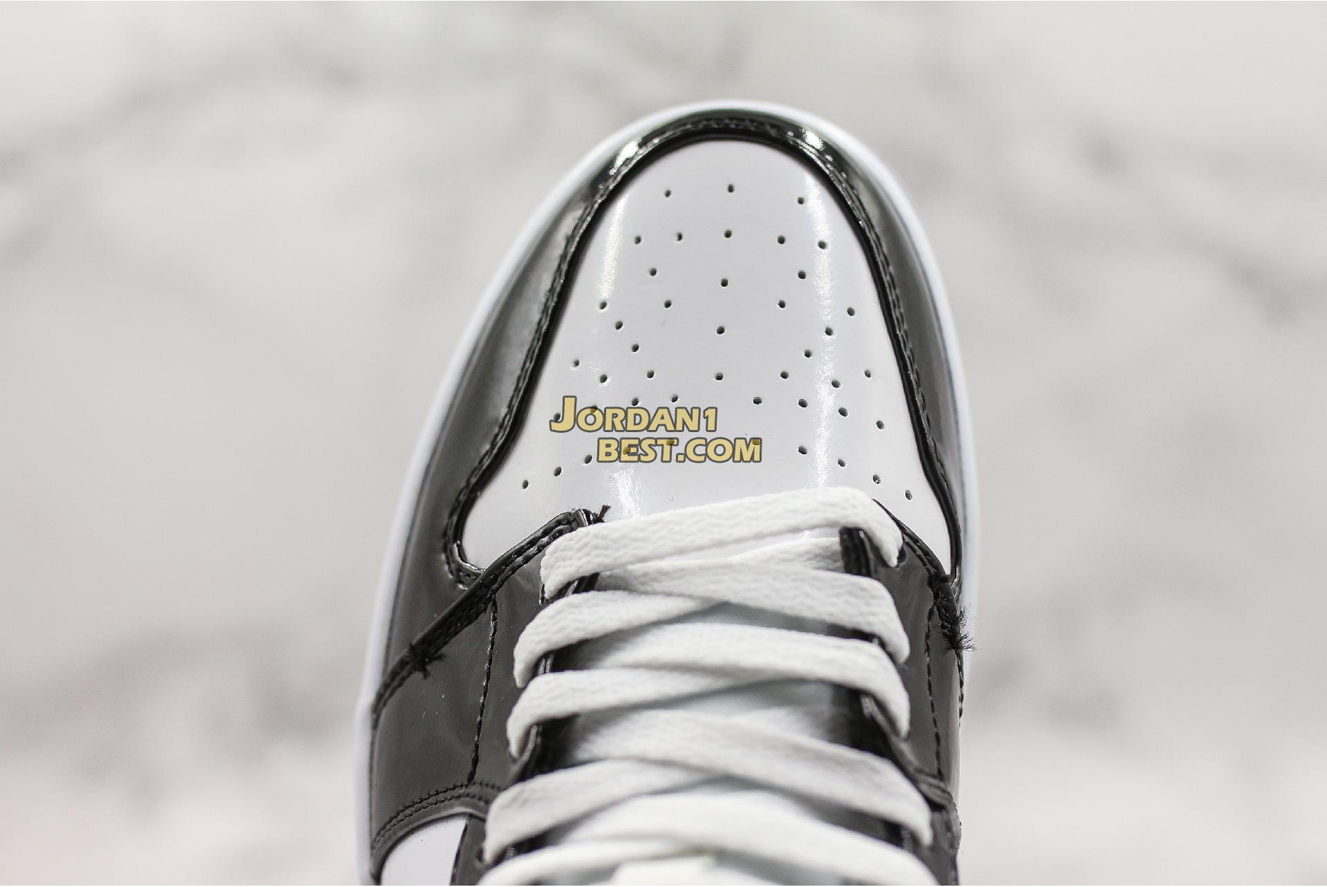 Air Jordan 1 Mid Patent "Black Gold" 852542-007 Mens