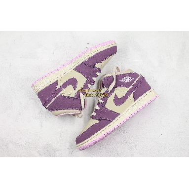 best replicas Air Jordan 1 Retro Mid GS "Pro Purple" 555112-500 Womens pro purple/desert sand Shoes replicas On Wholesale Sale Online