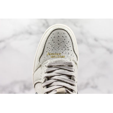 AAA Quality Air Jordan 1 Mid Retro SE "Grey Fog" 852542-003 Mens light bone/grey fog-reflect silver Shoes replicas On Wholesale Sale Online