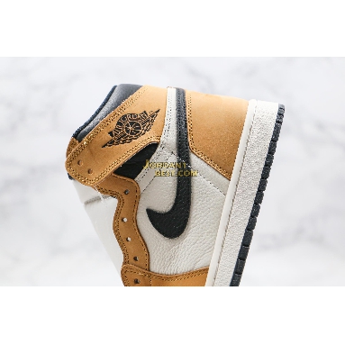 new replicas Air Jordan 1 Retro High OG "Rookie of the Year" Sample 555088-700 Mens Womens gold harvest/black-sail Shoes replicas On Wholesale Sale Online