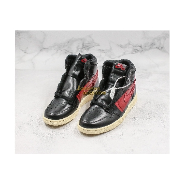 new replicas Air Jordan 1 Retro High OG "Couture" BQ6682-006 Mens black/gym red-muslin Shoes replicas On Wholesale Sale Online