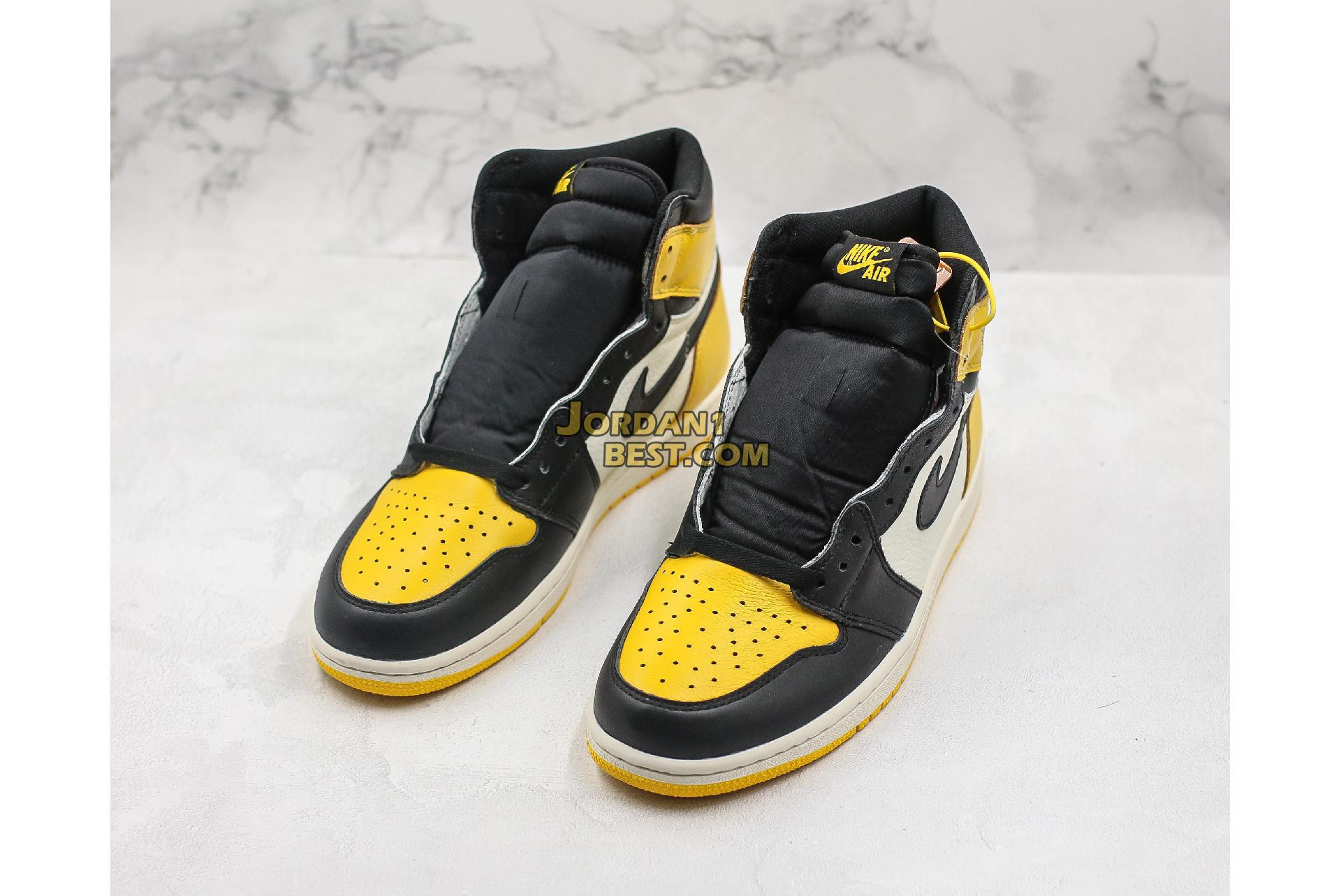 Air Jordan 1 Retro High OG "Yellow Toe" AR1020-700 Mens Womens