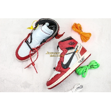 top 3 fake OFF-WHITE x Air Jordan 1 Retro High OG "Chicago" AA3834-101 Mens Womens white/black-varsity red-black Shoes replicas On Wholesale Sale Online
