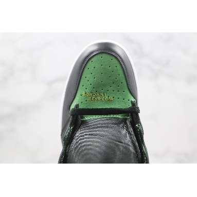 top 3 fake Air Jordan 1 High Zoom "Rage Green" CK6637-002 Mens Womens black/tomatillo/rage green Shoes