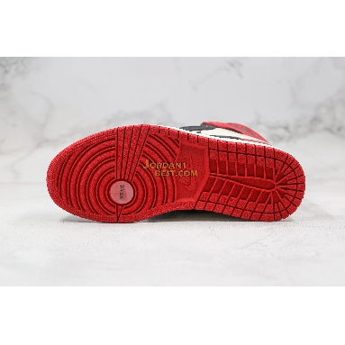 best replicas Air Jordan 1 Retro High OG "Bred Toe" 555088-610 Mens Womens gym red/summit white-black Shoes