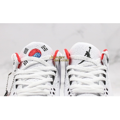 top 3 fake Air Jordan 3 Retro "Seoul" AV8370-100 Mens white/soar-atom red Shoes