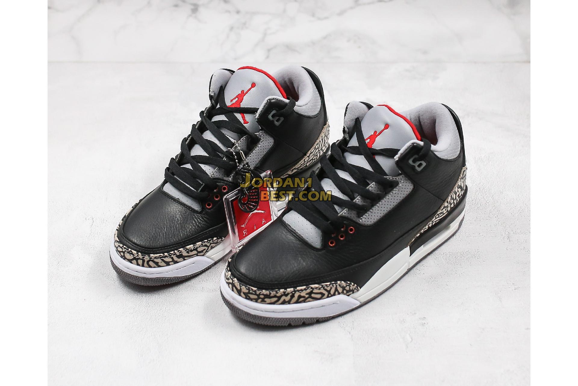 Air Jordan 3 OG "Black Cement" 854262-001 Mens