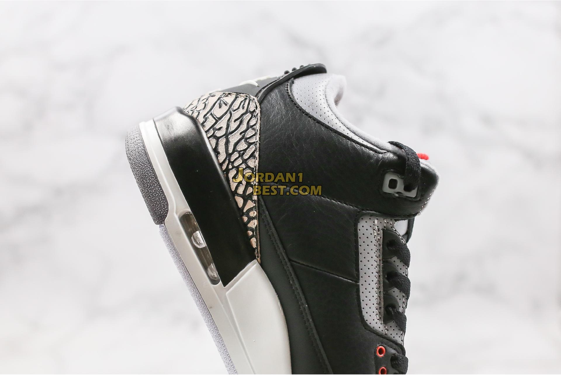 Air Jordan 3 OG "Black Cement" 854262-001 Mens
