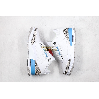 fake Air Jordan 3 Retro "UNC" CT8532-104 Mens white/valor blue/tech grey Shoes