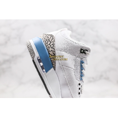fake Air Jordan 3 Retro "UNC" CT8532-104 Mens white/valor blue/tech grey Shoes