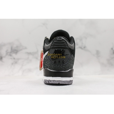top 3 fake Air Jordan 3 Retro Tinker SP "Black Cement" CK4348-007 Mens black/cement grey-metallic gold Shoes