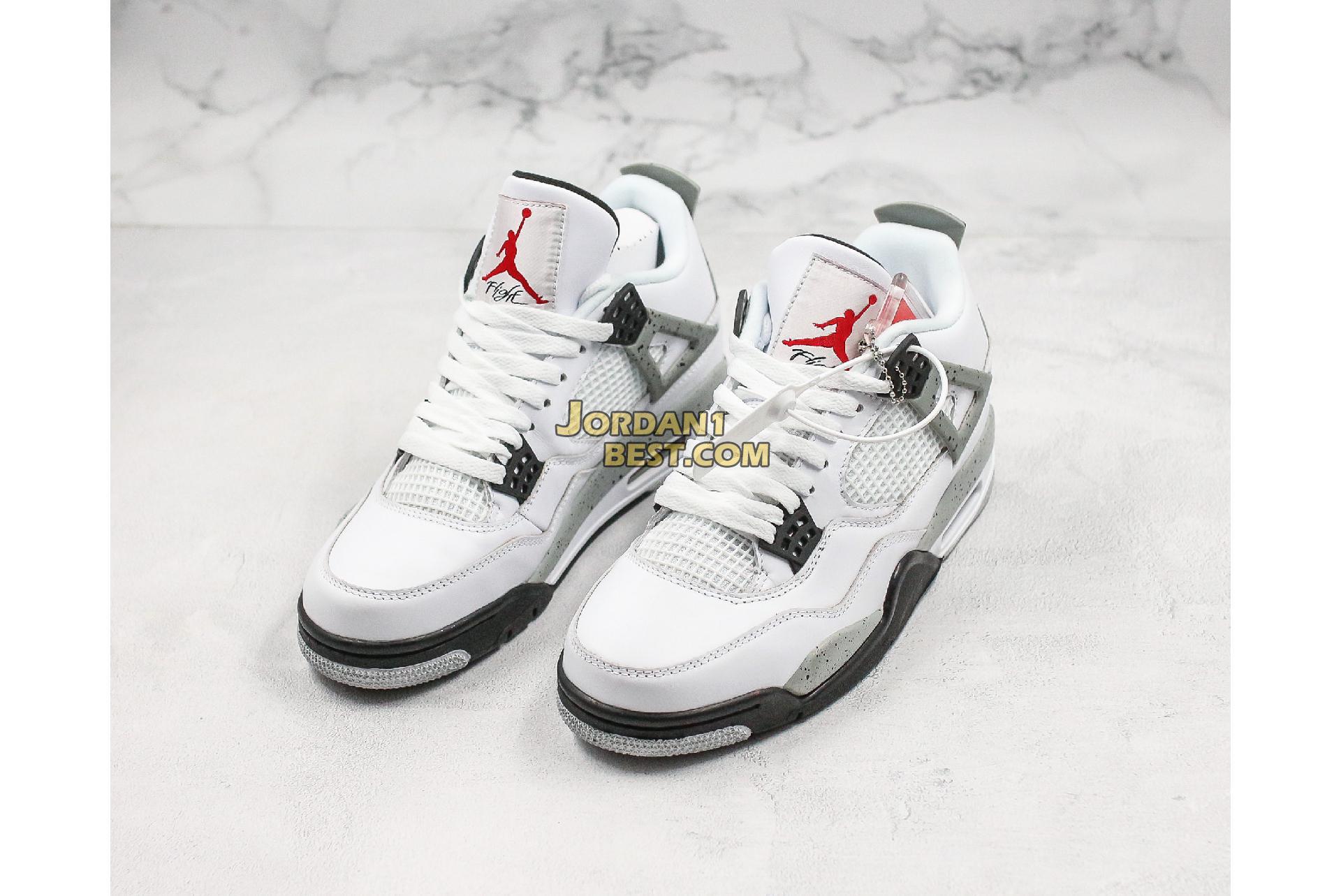 2016 Air Jordan 4 Retro OG "White Cement" 840606-192 Mens
