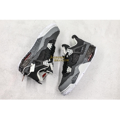 new replicas Air Jordan 4 Retro "Fear Pack" 626969-030 Mens Womens black/white-cool grey-pure platinum Shoes