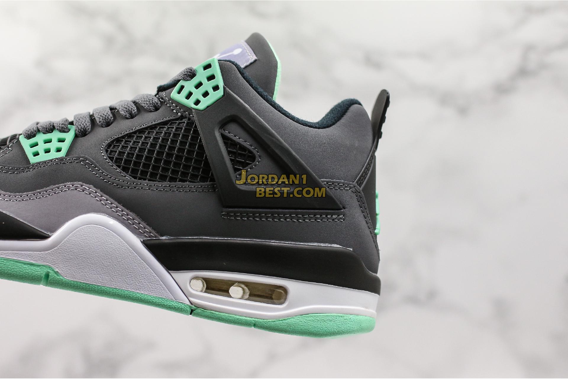 Air Jordan 4 Retro "Green Glow" 308497-033 Mens Womens