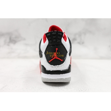 top 3 fake Air Jordan 4 Retro "Fire Red" 2012 308497-110 Mens white/varsity red-black Shoes