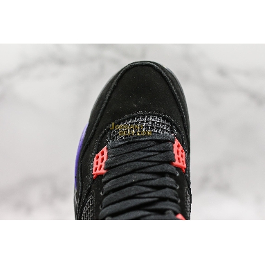 top 3 fake Air Jordan 4 Retro NRG "Raptors - Drake Signature" AQ3816-056 Mens black/university red-court purple Shoes