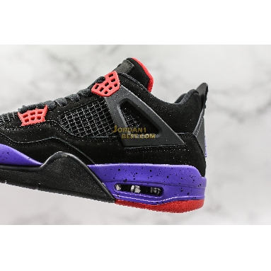 top 3 fake Air Jordan 4 Retro NRG "Raptors - Drake Signature" AQ3816-056 Mens black/university red-court purple Shoes