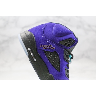 AAA Quality Air Jordan 5 Retro "Alternate Grape" 136027-500 Mens Womens grape ice/black-clear-new emerald Shoes