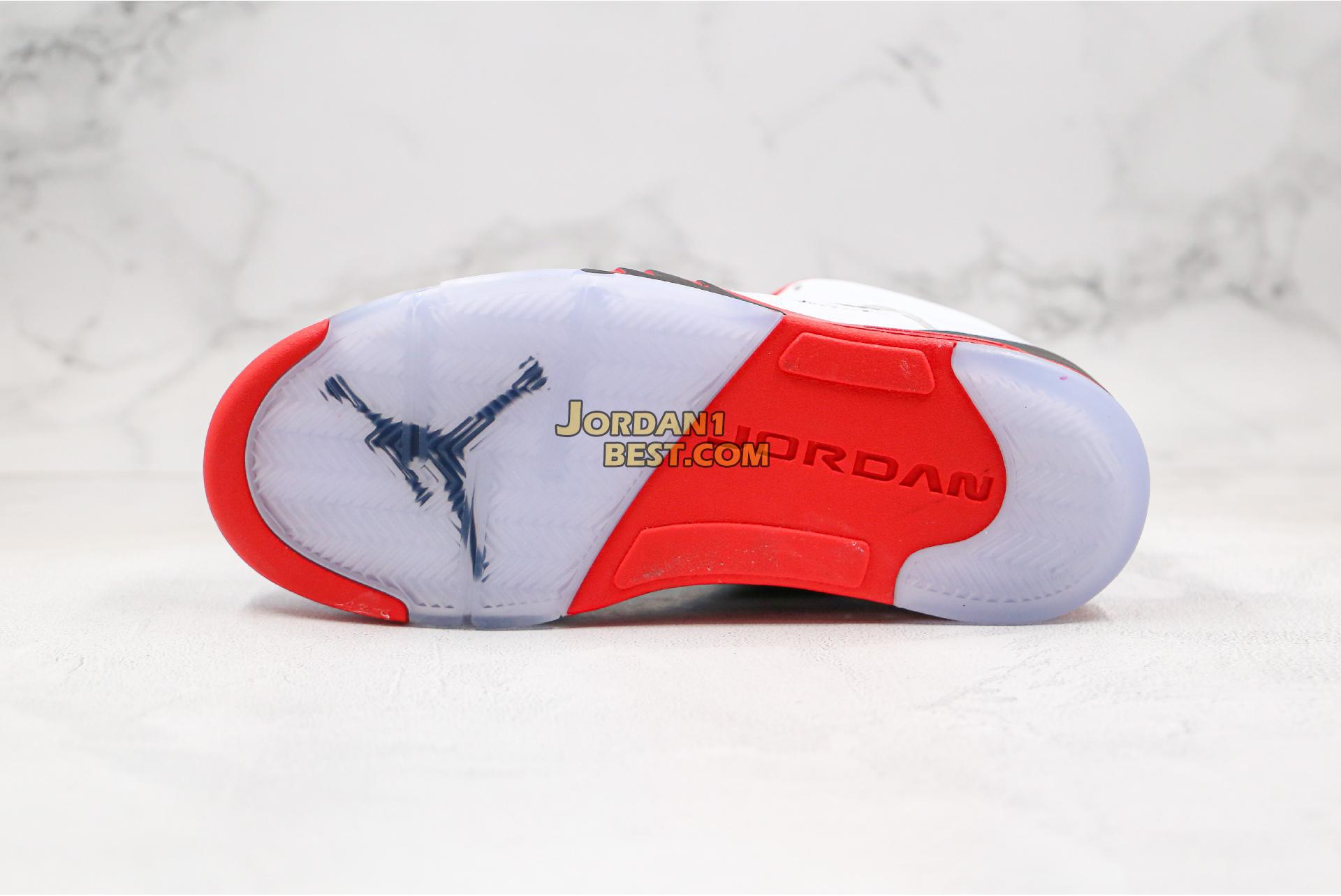 Air Jordan 5 Retro Low GS "Fire Red" 314338-101 Mens