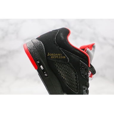 top 3 fake Air Jordan 5 Retro Low "Alternate 90" 819171-001 Mens black/gym red-metallic hematite Shoes