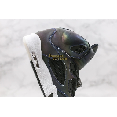 fake Air Jordan 5 Retro "Oil Grey" CD2722-001 Mens Womens oil grey/black-white Shoes