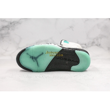 AAA Quality Air Jordan 5 Retro "Island Green" CN2932-100 Mens Womens white/black/white/island green Shoes