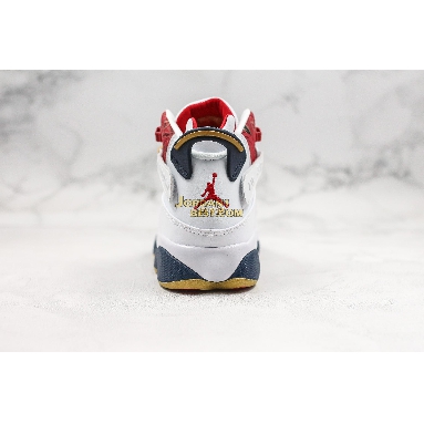 new replicas Air Jordan 6 Rings "Championship Pack" 322992-163 Mens Womens white/varsity red-wheat-midnight navy Shoes