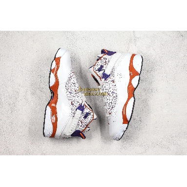 AAA Quality Air Jordan 6 Rings "Phoenix Suns" 322992-101 Mens Womens white/varsity purple-orange Shoes