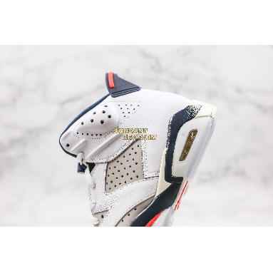 best replicas Air Jordan 6 Retro "Tinker" 384664-104 Mens white/infrared 23-neutral grey-sail Shoes
