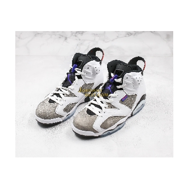 AAA Quality Air Jordan 6 Retro LTR "Flint" CI3125-100 Mens white/black-infrared 23-dark concord Shoes