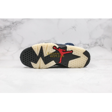 fake Air Jordan 6 Retro "Washed Denim" CT5350-401 Mens washed denim/sail-varsity red-black Shoes