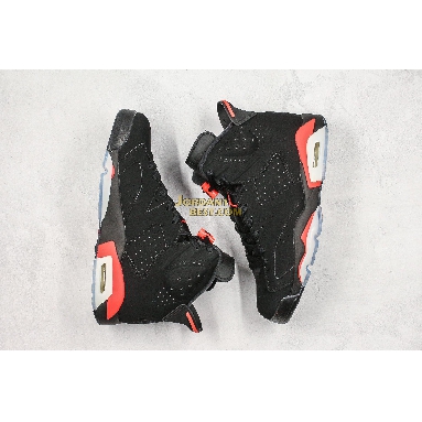 new replicas 2019 Air Jordan 6 Retro "Infrared" 384664-060 Mens black/infrared 23-black Shoes