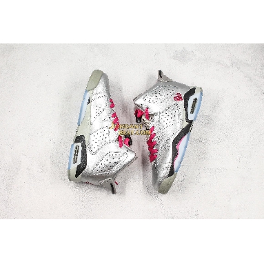 best replicas Air Jordan 6 Retro GG "Valentines Day" 543390-009 Womens metallic silver/vivid pink-black Shoes