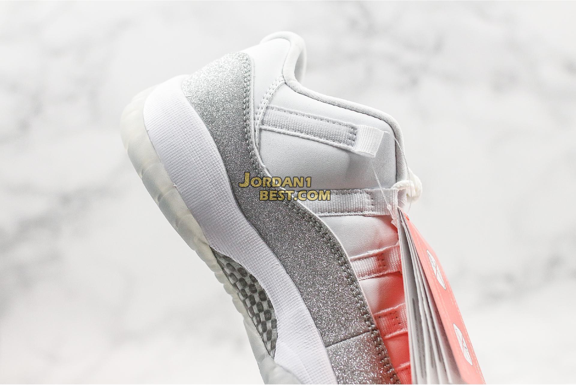 Air Jordan 11 "Metallic Silver" AH0715-100 Womens