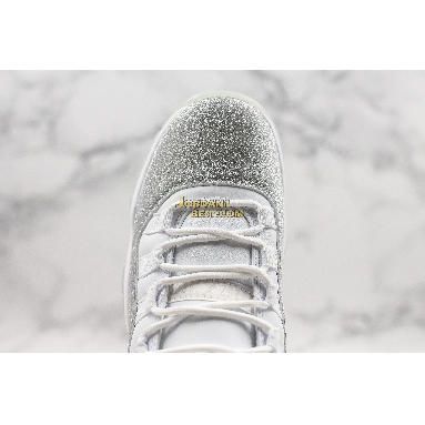 AAA Quality Air Jordan 11 Retro "Vast Grey" AR0715-100 Mens Womens white/metallic silver-vast grey Shoes