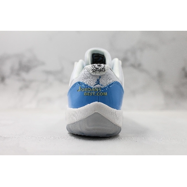best replicas Air Jordan 11 Retro Low "UNC" 528895-106 Mens white/university blue Shoes