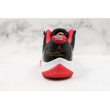 new replicas Air Jordan 11 Retro Low "Bred" 528895-012 Mens black/true red-white Shoes