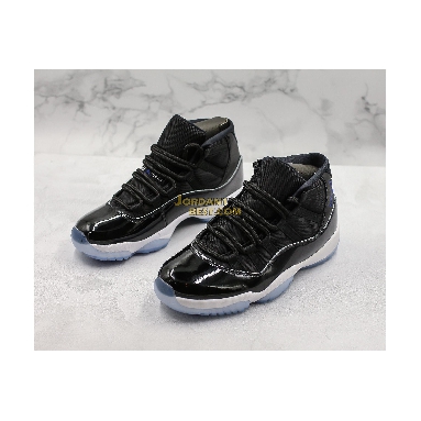 new replicas Air Jordan 11 Retro "Space Jam" 919712-041 Mens Womens black/concord-white Shoes