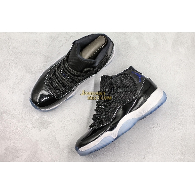 new replicas Air Jordan 11 Retro "Space Jam" 919712-041 Mens Womens black/concord-white Shoes