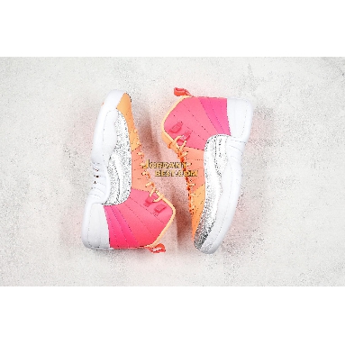 fake Air Jordan 12 Retro GS "Sunrise" 510815-601 Womens racer pink/hot punch-bright mango-white Shoes