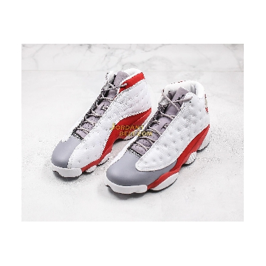 best replicas Air Jordan 13 Retro "Grey Toe" 414571-126 Mens white/black/true red/cement grey Shoes
