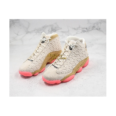 fake Air Jordan 13 Retro "Chinese New Year" CW4409-100 Womens pale ivory/black-digital pink-club gold Shoes