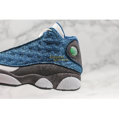 best replicas Air Jordan 13 Retro "Flint" 414571-401 Mens french blue/university blue/flint grey/white Shoes